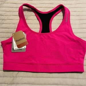 REEBOK Reversible Moisture Management Sports Bra - M